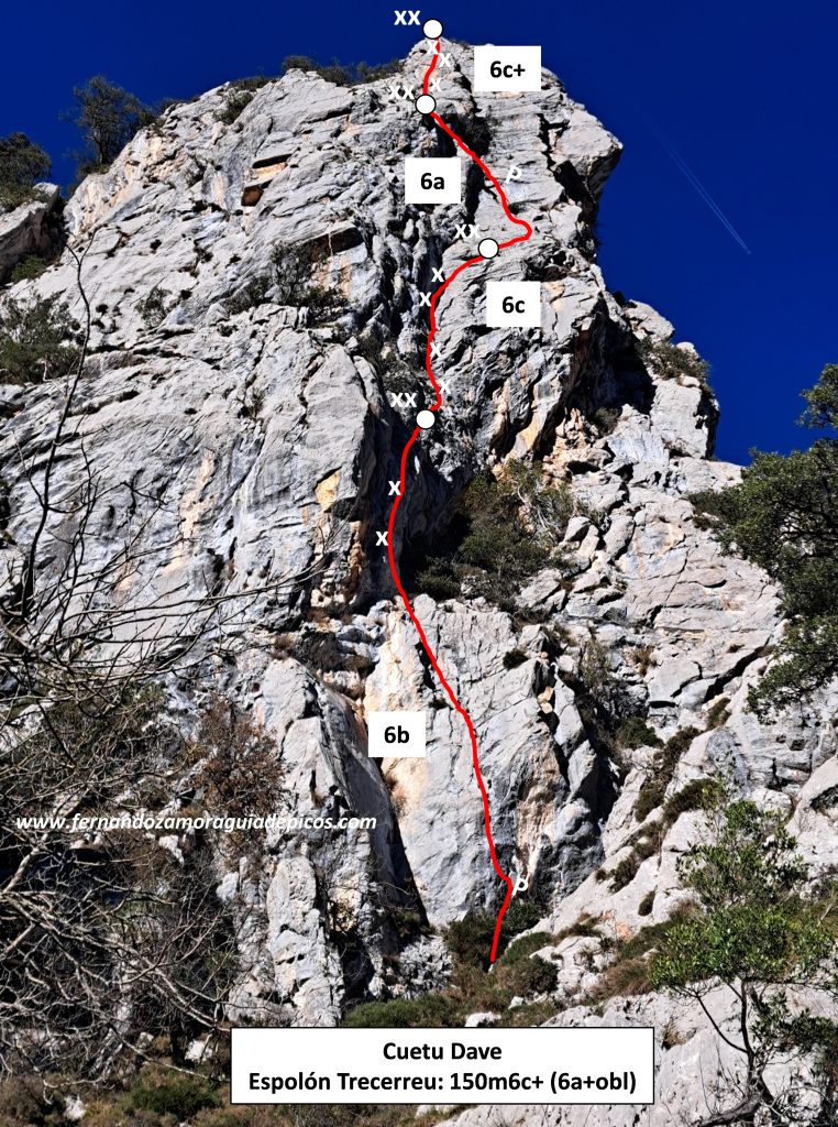 Escalada espolón trecerreu cuetu dave